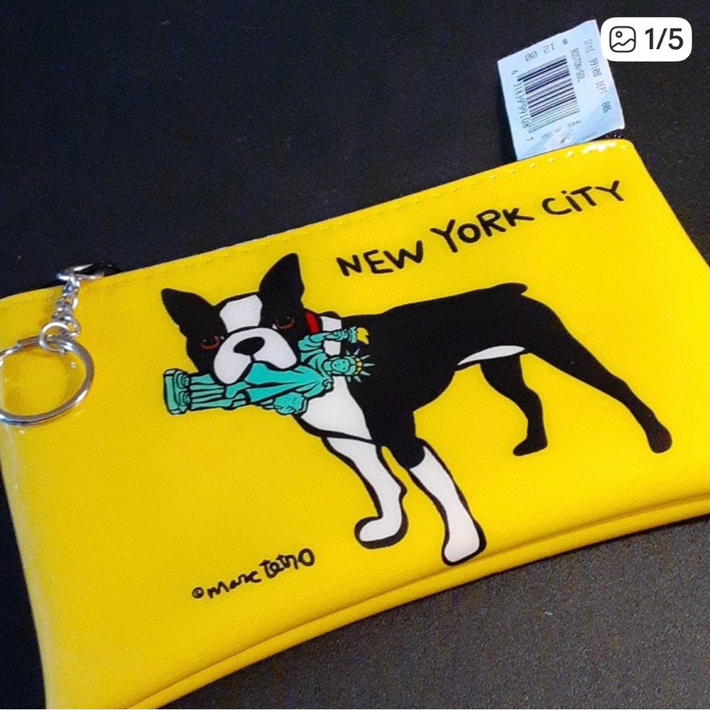Marc Tetro Boston Terrier small bag NWT